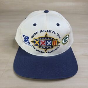 Twins Green Bay Packers Super Bowl XXXII San Diego NFL SnapBack Hat New w/‎ Tags